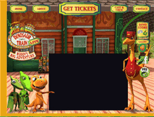Tablet Screenshot of dinosaurtrainlive.com